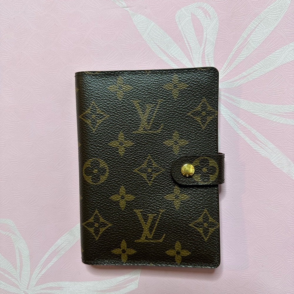 Louis Vuitton Brown and Gold Monogram Card Holder